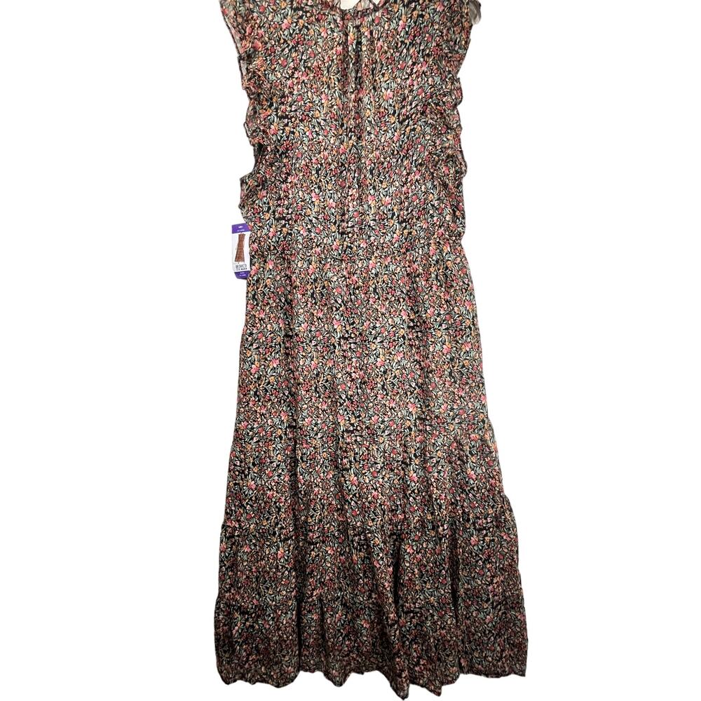 NWT BB Dakota Steve Madden Black Ditsy Dress, size XXL